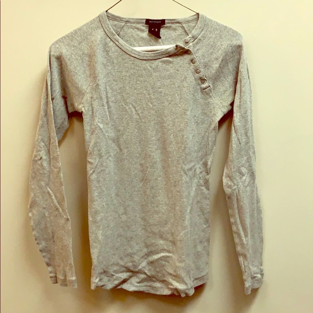 Maternity long sleeve shirt
